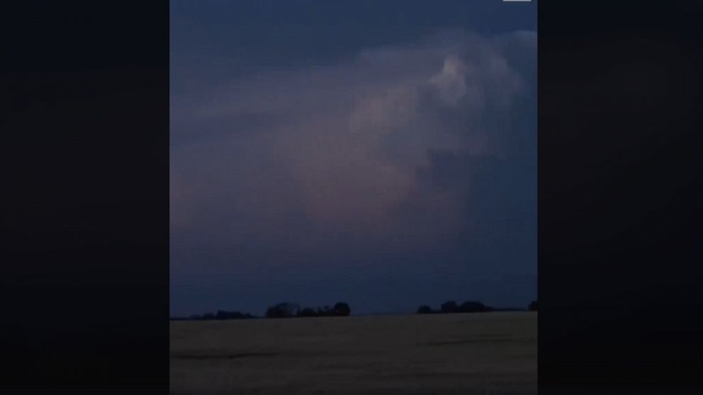 Lightning Illuminates Dark Storm Clouds Video Abc News