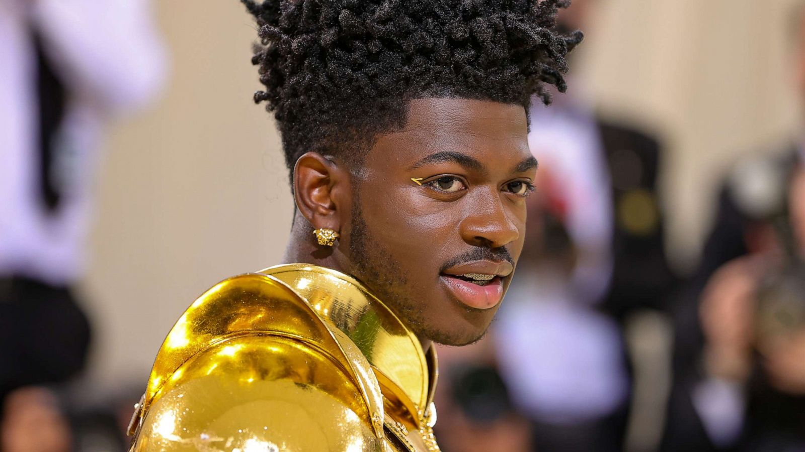 PHOTO: Lil Nas X attends The 2021 Met Gala Celebrating In America: A Lexicon Of Fashion at Metropolitan Museum of Art on Sept. 13, 2021, in New York.