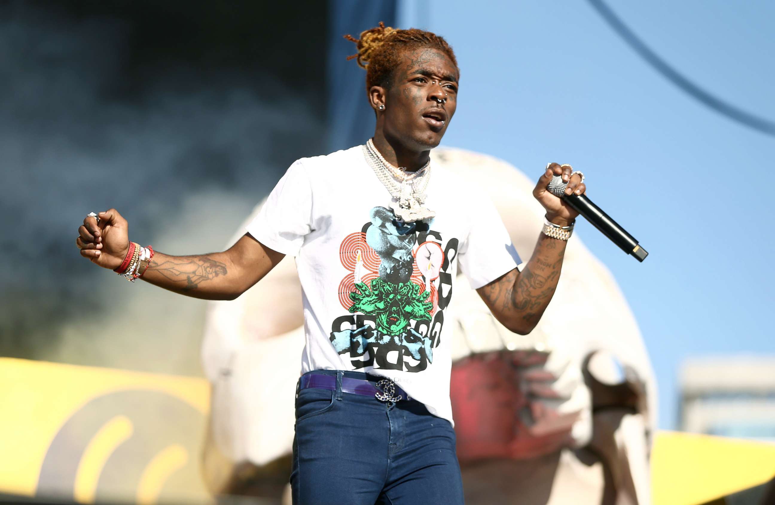 PHOTO: Lil Uzi Vert performs onstage during the 2018 iHeartRadio Music Festival Daytime Stage, Sept. 22, 2018, in Las Vegas.