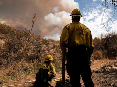 Line Fire forces evacuation in California town