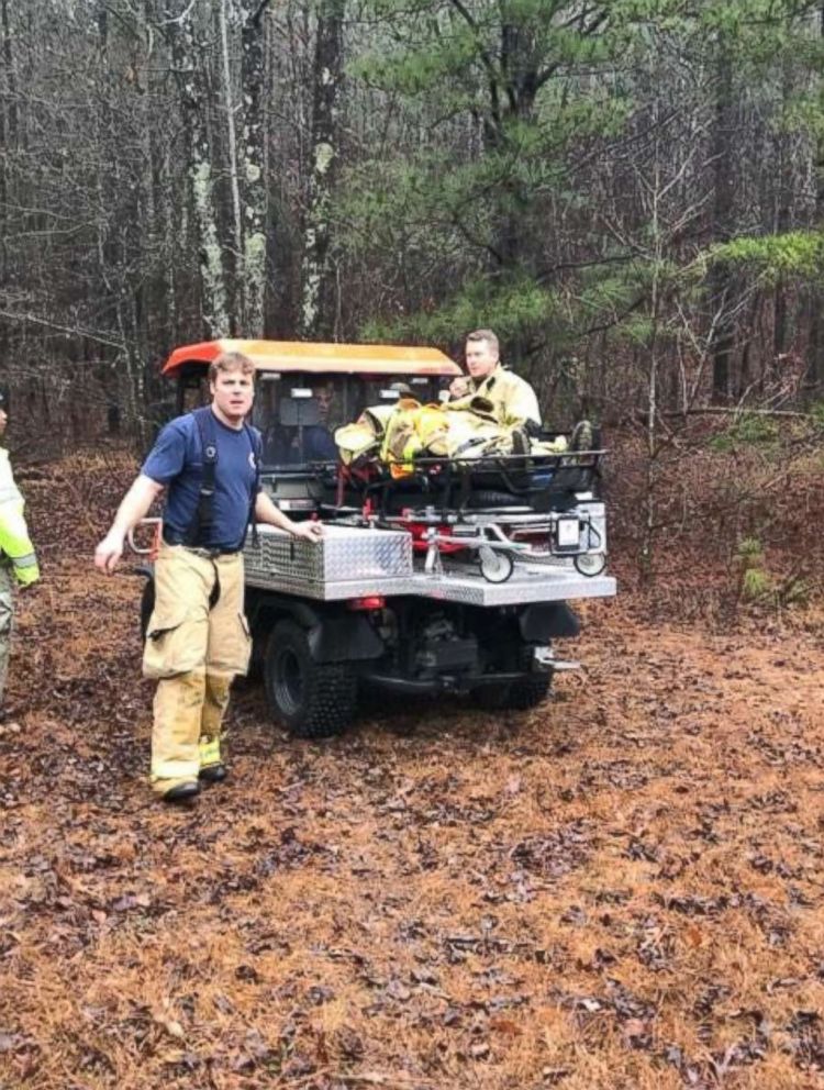 PHOTO: Lisa Holman was rescued on Feb. 11, 2018 after searchers and volunteers went out on a second day of searching for her.