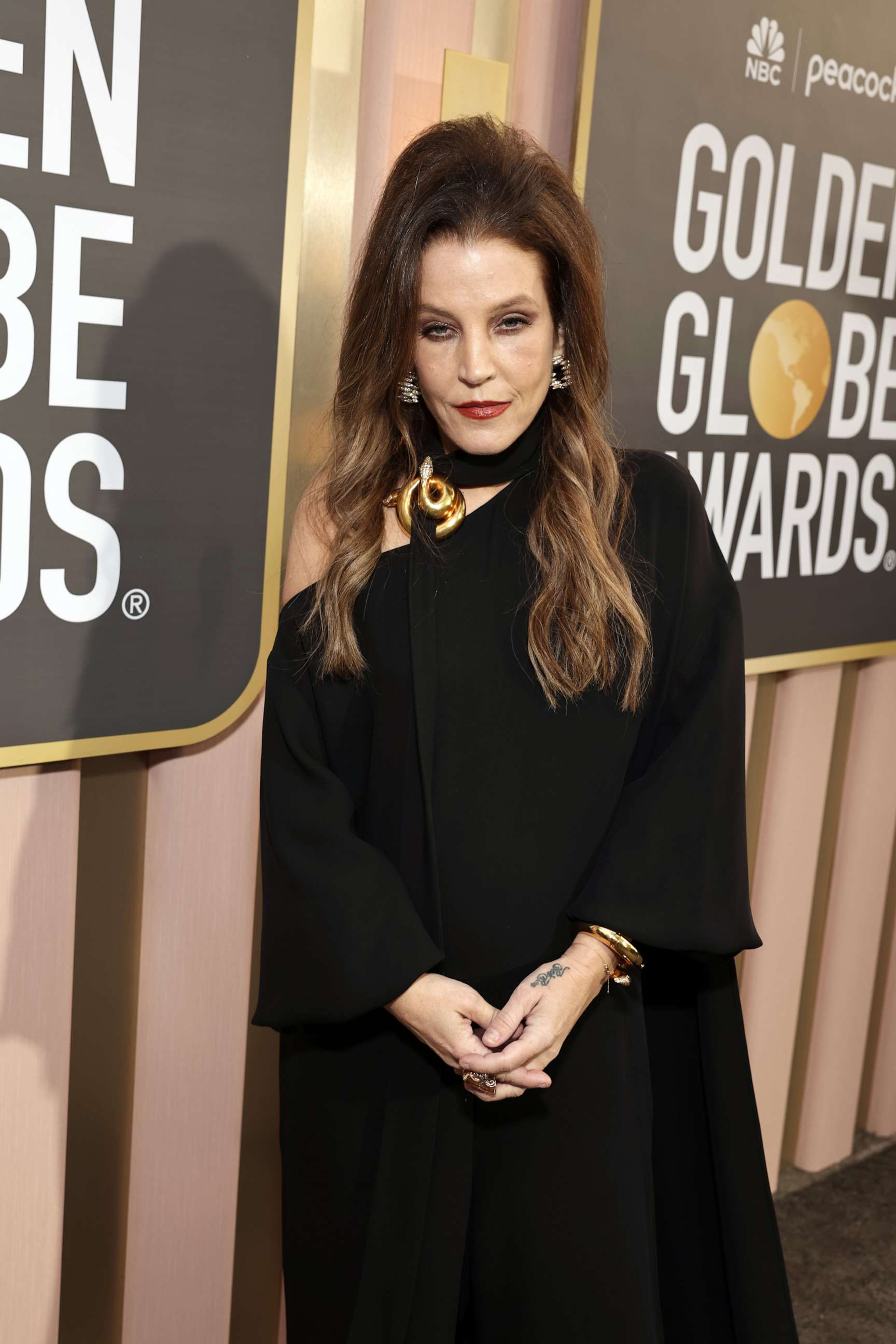 PHOTO: Lisa Marie Presley attends the 80th Annual Golden Globe Awards Jan. 10, 2023, in Beverly Hills, Calif.