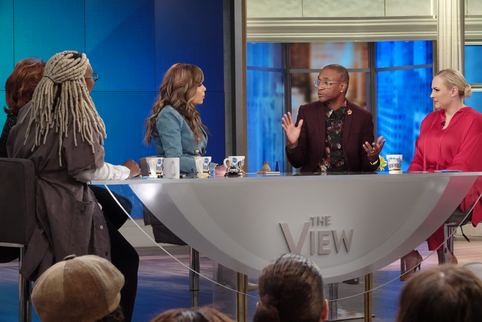 PHOTO: Tommy Davidson discusses his time on the cast of "In Living Color" with "The View" co-hosts Whoopi Goldberg, Joy Behar, Sunny Hostin, and Meghan McCain.