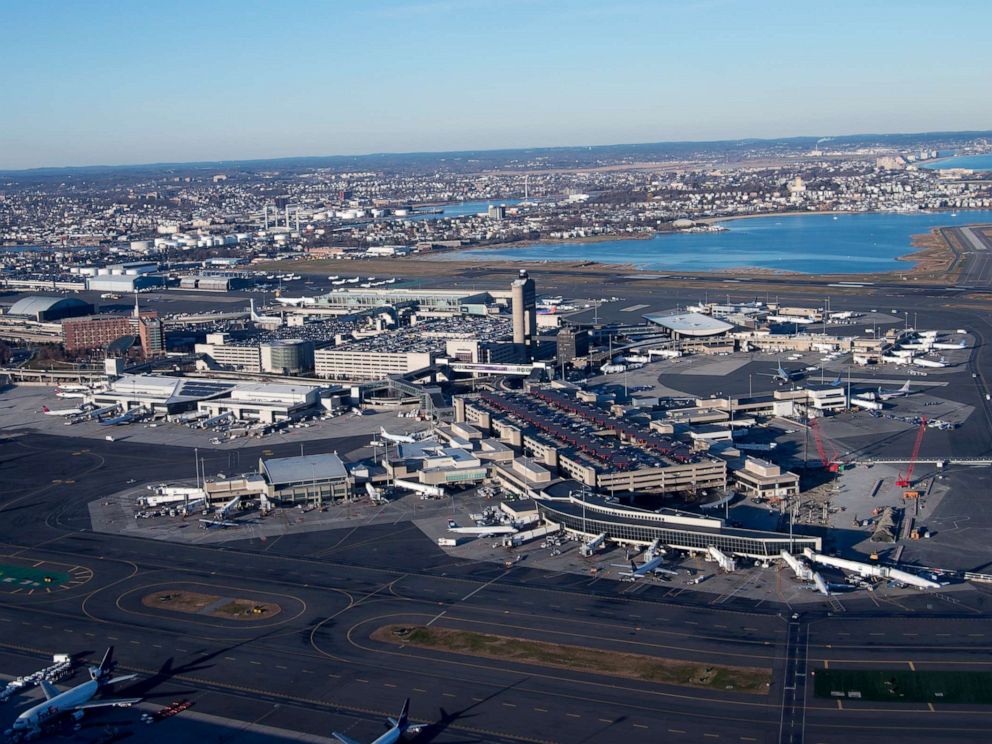 PHOTO: Aerial view of Boston Logan International Airport in Boston, Mass., on Dec. 6, 2012.