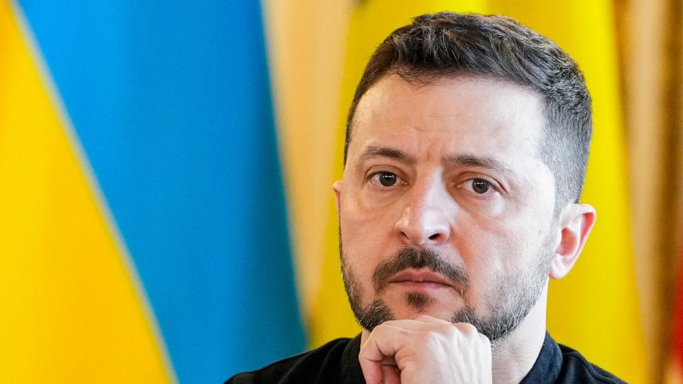 PHOTO: President Volodymyr Zelenskyy attends the European leaders' summit to discuss European security and Ukraine, at Lancaster House in London, Mar. 2, 2025.