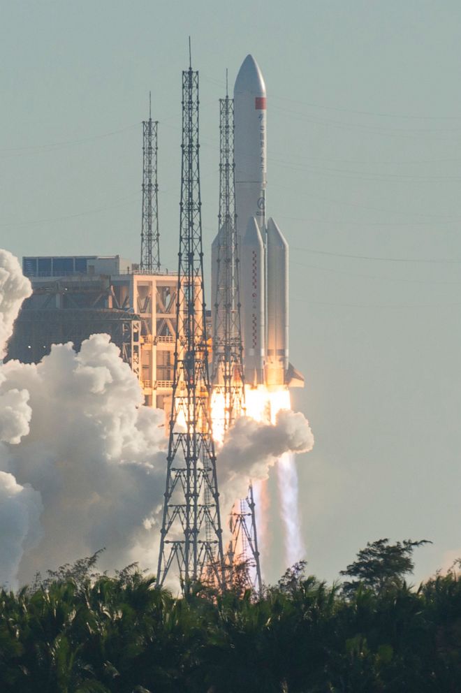 Chinese rocket debris