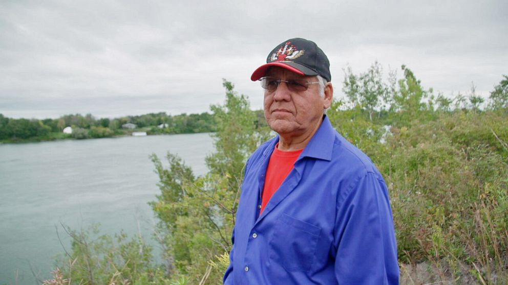 PHOTO: Kanasaraken, whose English name is Loran Thompson, is a member of the St. Regis Mohawk Nation. He was part of the first delegation to the United Nations advocating for Native sovereignty.