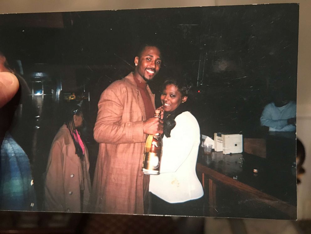 PHOTO: Lorenzen Wright pictured with mother Deborah Marion at an unknown date.