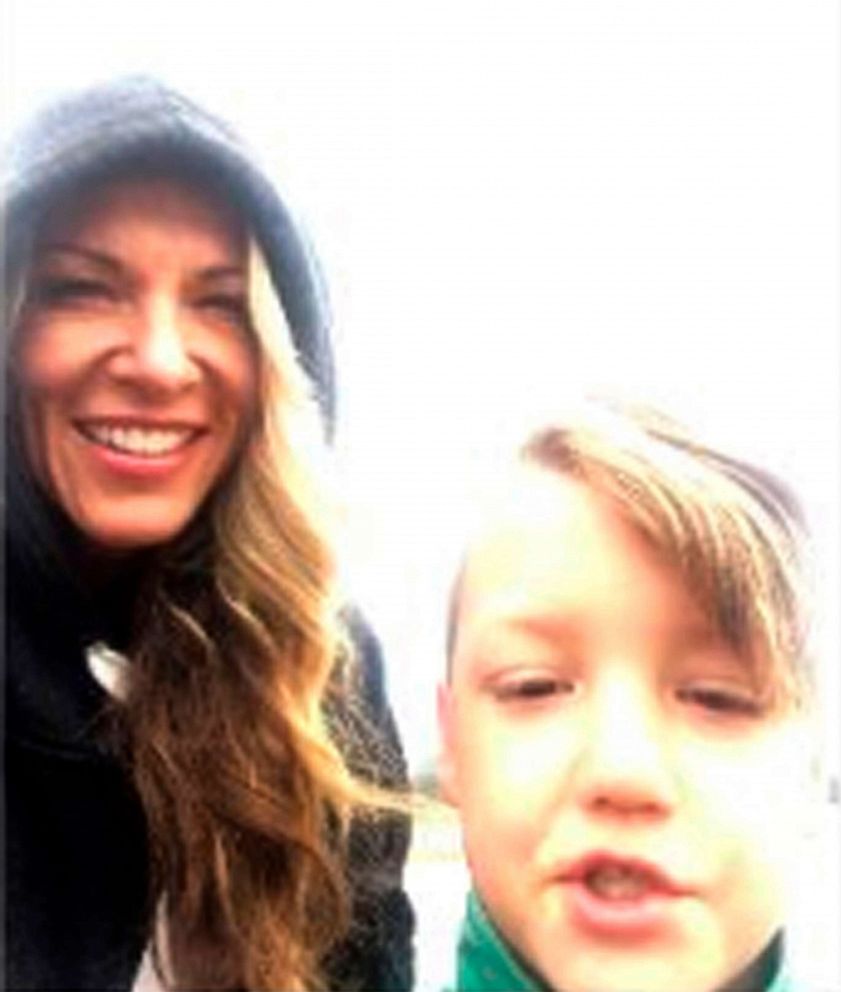 PHOTO: Lori Vallow and her 7-year-old son JJ Vallow in Yellowstone National Park, Sept. 8, 2019.