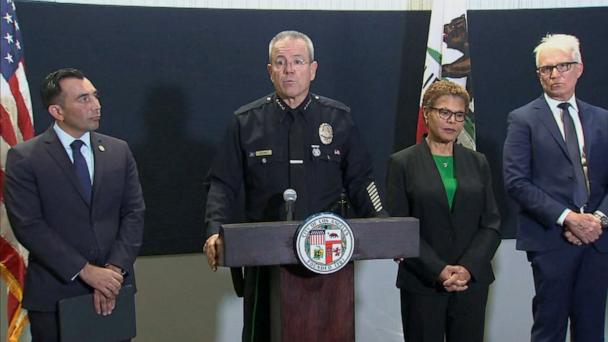 警方逮捕了在4天内发生在洛杉矶地区的4起凶杀案中的嫌疑人