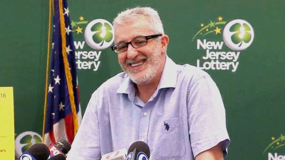 PHOTO: Tayeb Souami of Little Ferry, N.J., came forward as the winner of the $315.3 million lottery drawing from May 19, 2018.