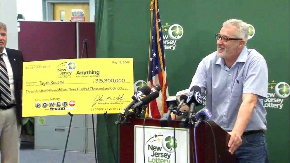 PHOTO: Tayeb Souami of Little Ferry, N.J., came forward as the winner of the $315.3 million lottery drawing from May 19, 2018.