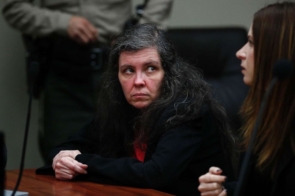 PHOTO: Louise Turpin sits in a courtroom Friday, Feb. 22, 2019, in Riverside, Calif.