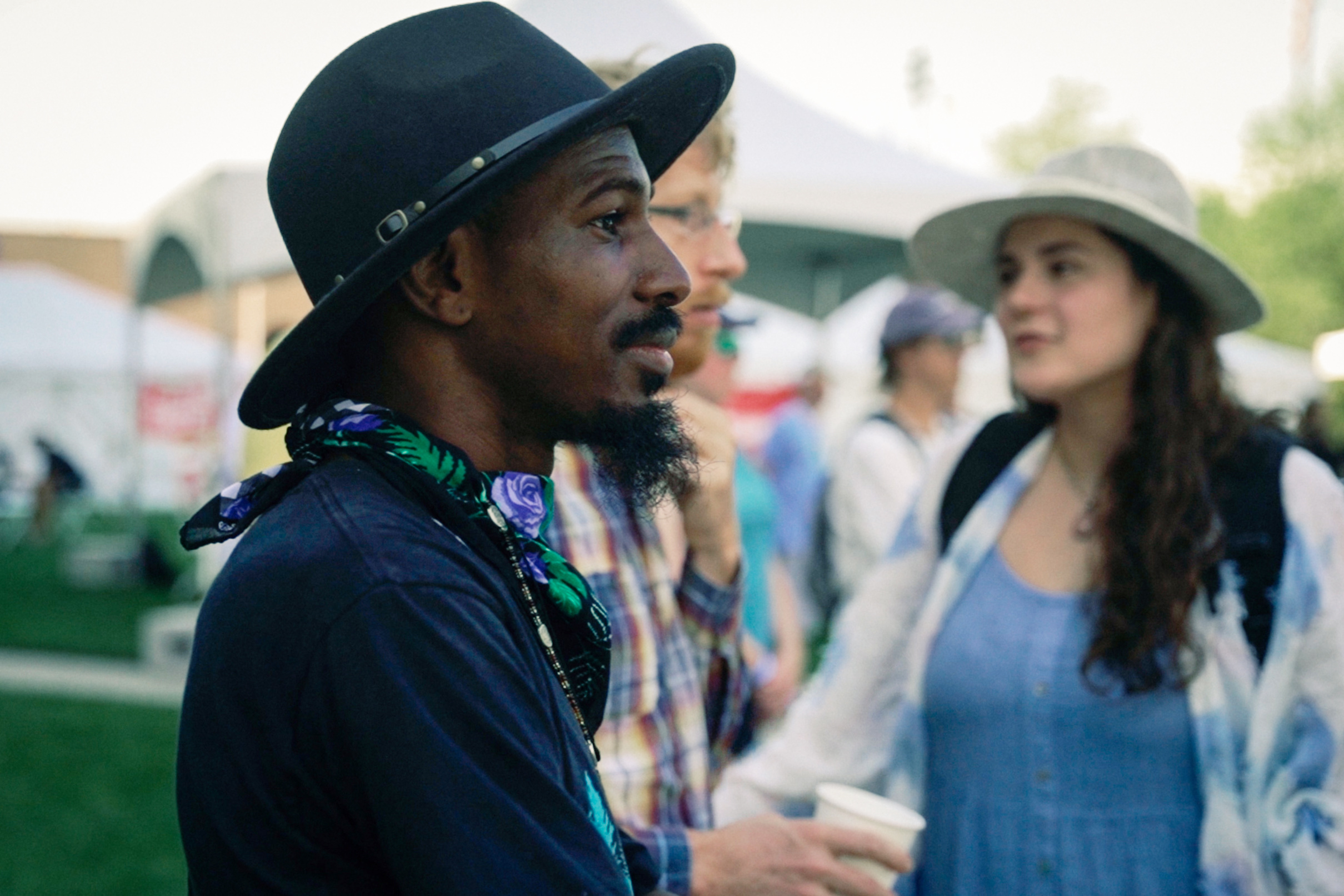 PHOTO: Travis London attends the Climate Justice and Joy event in Baton Rouge, La.