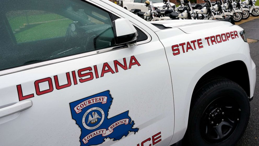 PHOTO: This file photo shows a Louisiana State Police vehicle on Sept. 25, 2020.