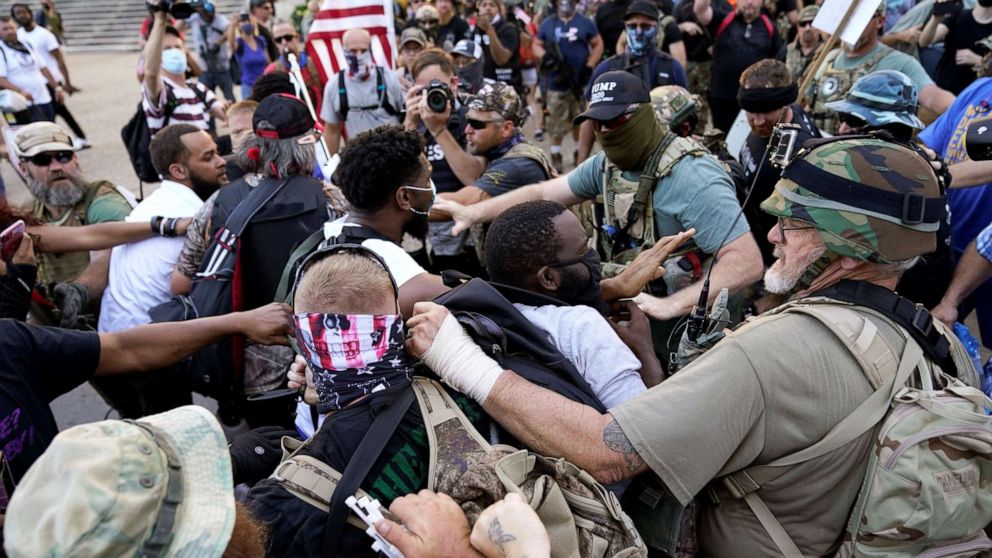 Protesters from all sides descend on Louisville for Derby Day - ABC News