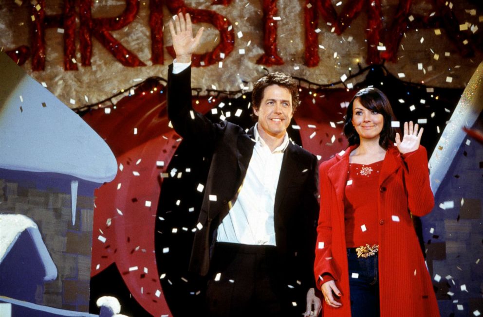 PHOTO: Hugh Grant and Martine McCutcheon appear in a scene from the movie "Love Actually."