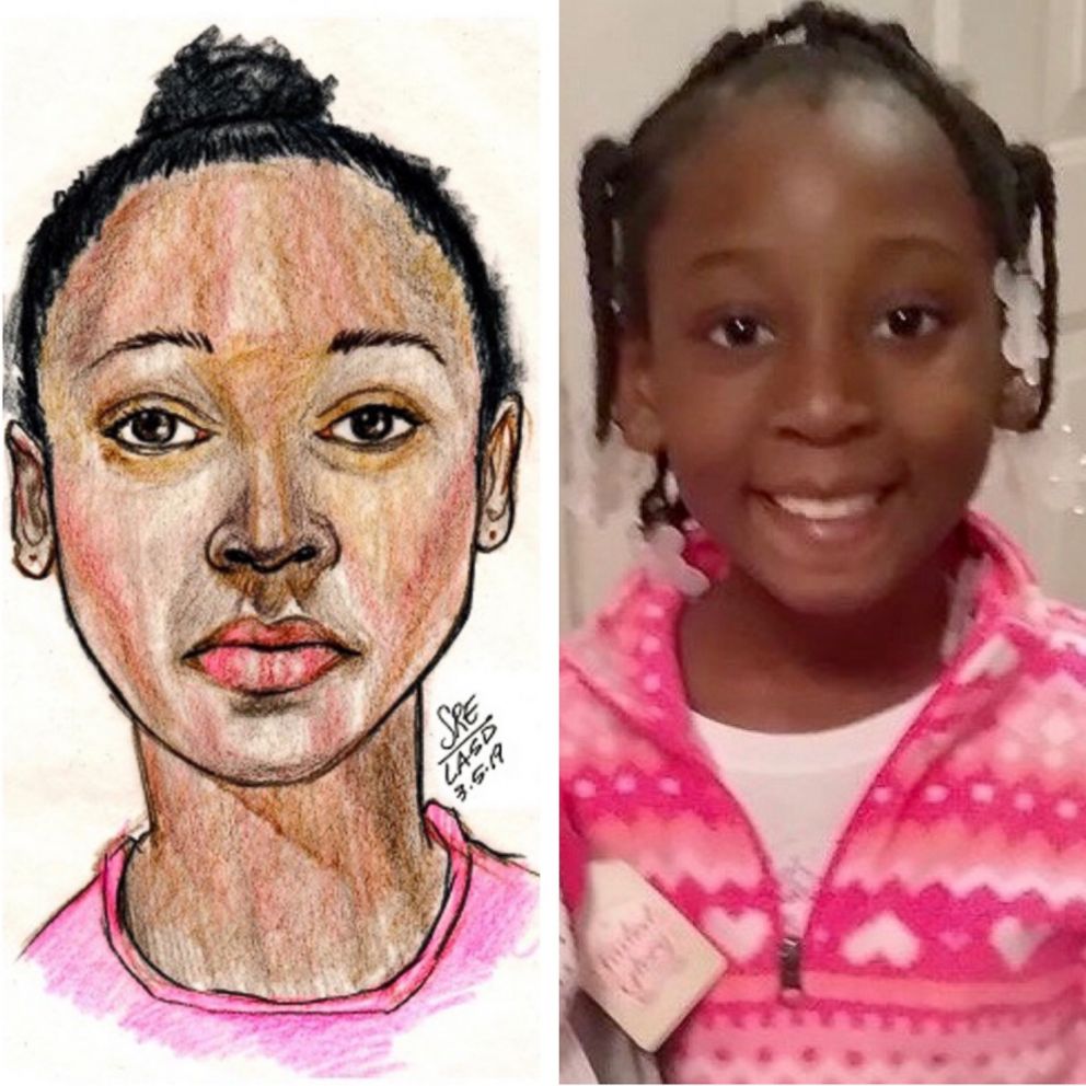 PHOTO: A police sketch and then photo of Trinity Love Jones.