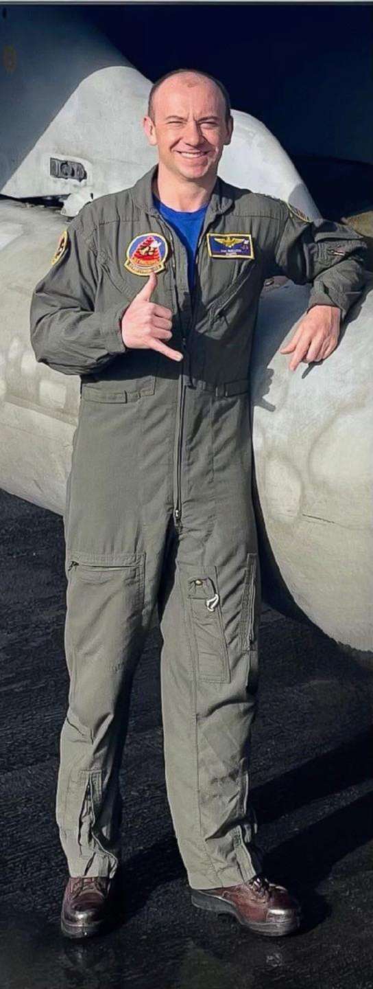 PHOTO: An undated photo of U.S. Navy pilot Lt. Richard Bullock, who was killed in a plane crash near Trona, Calif., on June 3 2022.