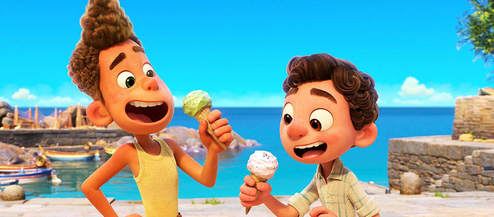 PHOTO: Pixar next feature is "Luca" set in Italy.