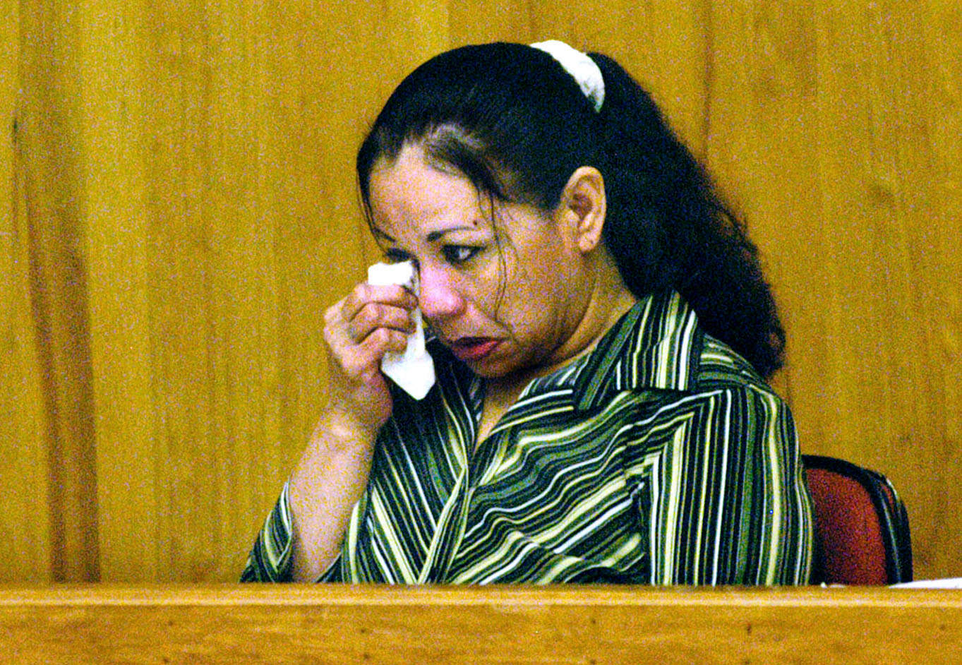 PHOTO: Melissa Lucio was sentenced to death, July 10, 2008, in Brownsville, Texas. Lucio was convicted for the death of her daughter Mariah Alvarez. 