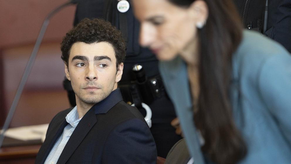 PHOTO: Luigi Mangione during a pretrial hearing at New York State Supreme Court in New York, May 18, 2026. 