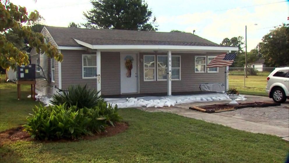 PHOTO: Linda and Maceo Bostic's newly rebuilt home is seen in Lumberton, N.C., Sept. 12, 2018.