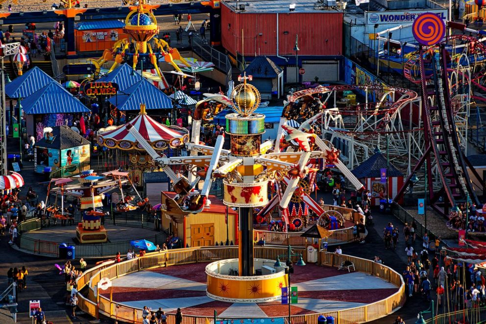 PHOTO: Luna Park, in Coney Island, Brooklyn, reopened on April 9, 2021, after being closed for a year and a half due to COVID-19.