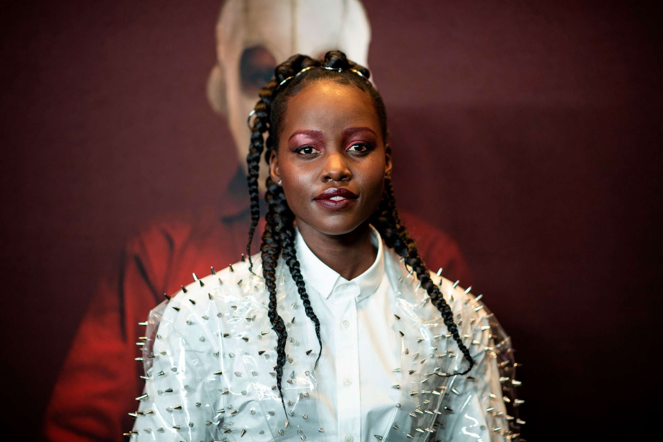 PHOTO: Lupita Nyong'o arrives for the New York premiere of "US" at the Museum of Modern Art, March 19, 2019, in New York.