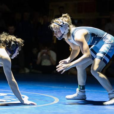 Maddie Ripley won a Maine state wrestling title, defeating three boys in a single day.