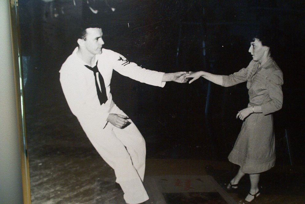 PHOTO: After the war, she married her sailor husband, Norman, who she met on the dance floor.