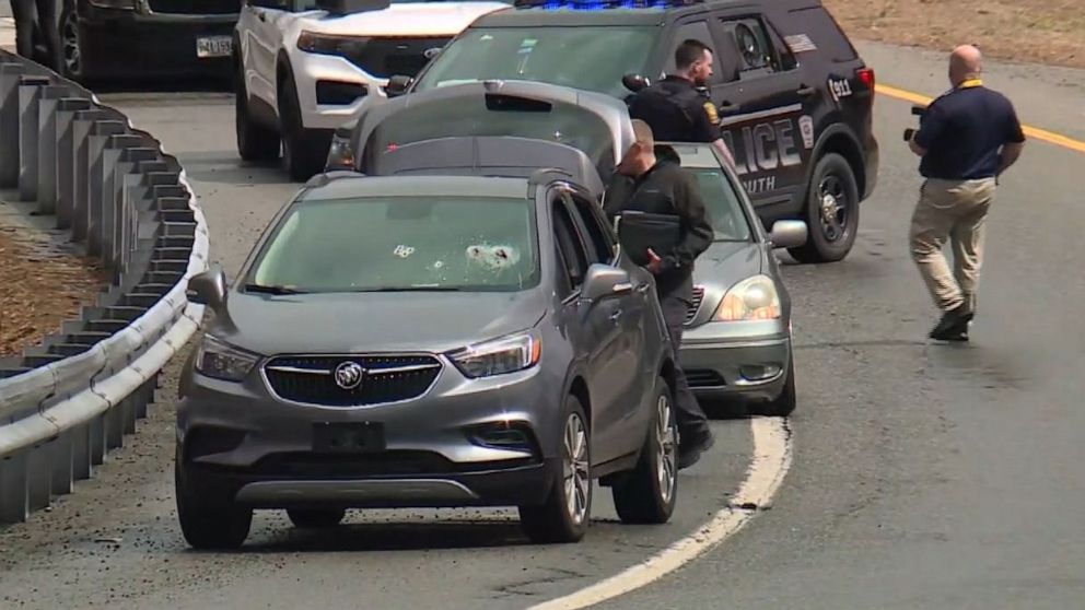 PHOTO: Maine State Police said a shooting on Interstate 295 was linked to four bodies found at a home in Bowdoin, April 18, 2023.
