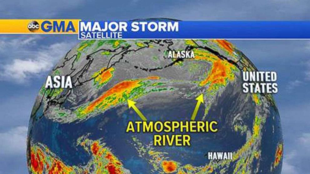 PHOTO: A so-called Atmospheric River could dump rain on parts of Oregon and Washington state this week.