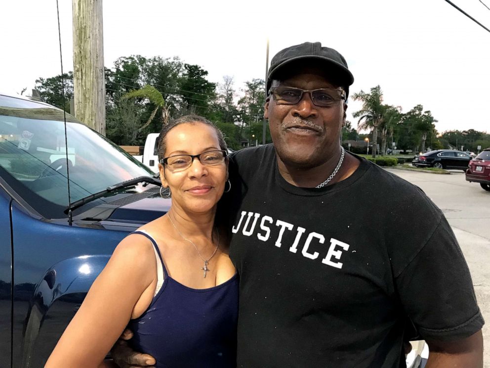 PHOTO: Malcolm Alexander, seen here with his wife Brenda, said that a cross country roadtrip is something he would like to do now that he's been exonerated, but his finances are a concern.