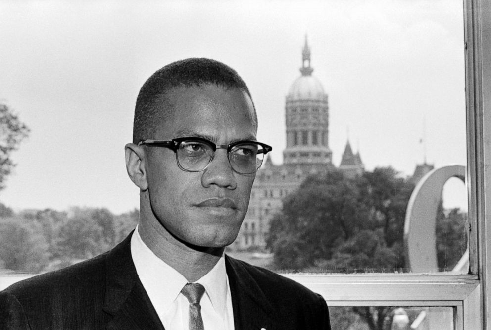 PHOTO: Malcolm X in Hartford for a two day visit.