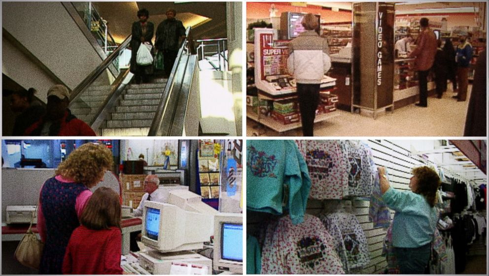 PHOTO: Scenes from a mall through the years.