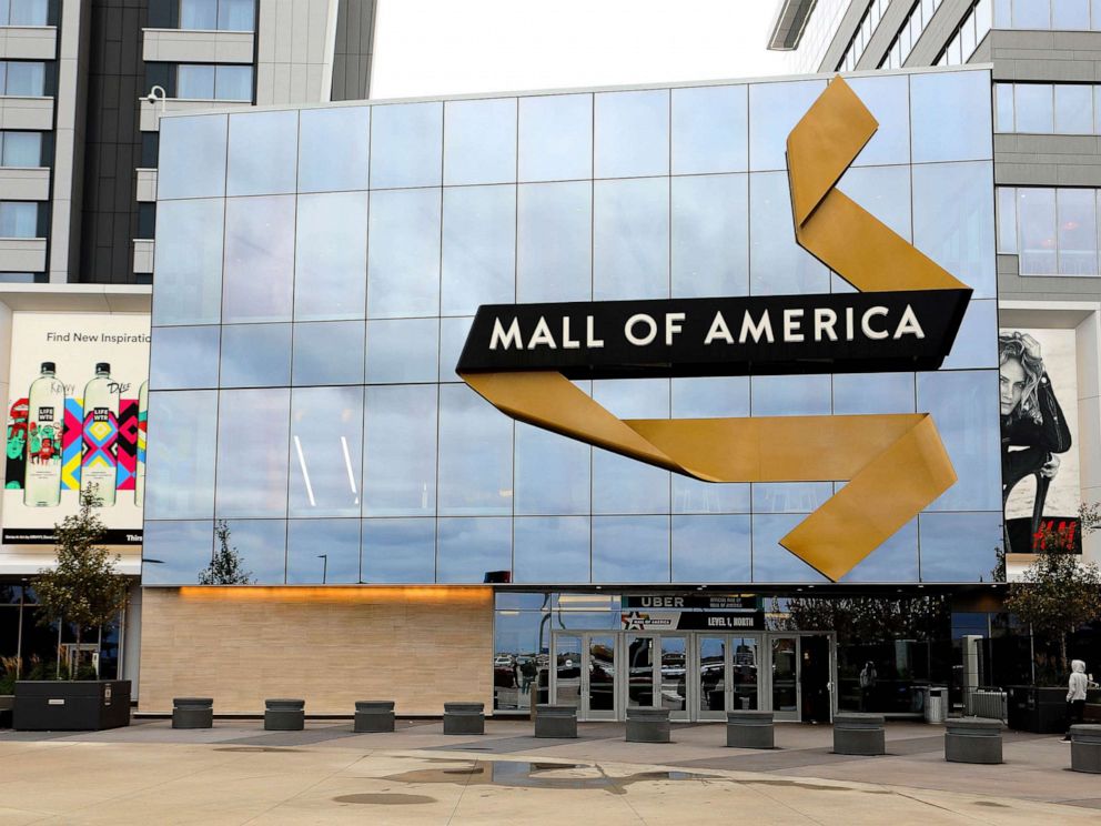 PHOTO: In this October 14, 2018, file photo, the north entrance to Mall Of America in Bloomington, Minn. is shown.