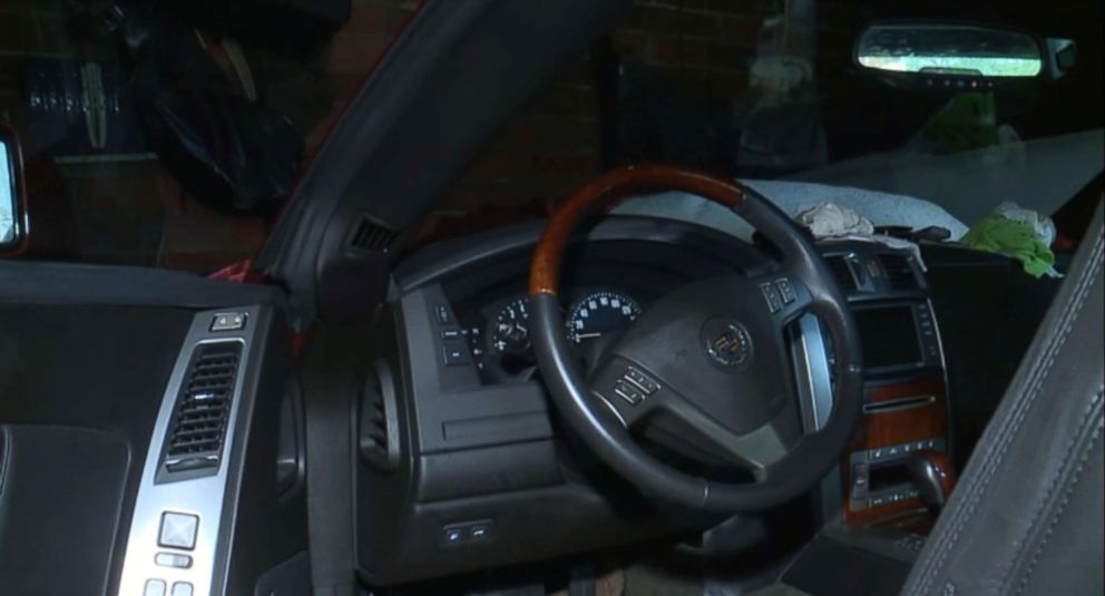 PHOTO: Peter Pyros, 75, says he became trapped inside his 2006 Cadillac XLR when the engine and electrical systems failed, locking him inside, in Cleveland on Aug. 31, 2018.