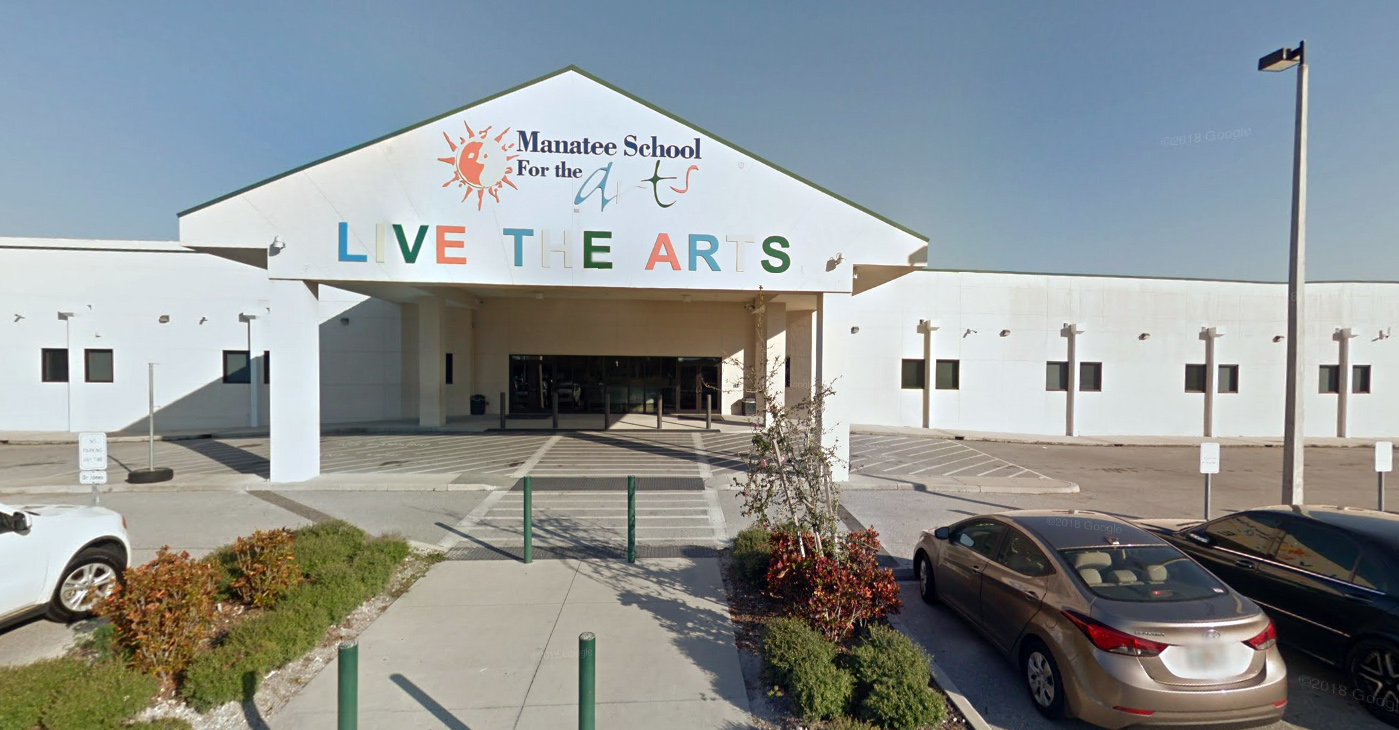 PHOTO: The Manatee School for the Arts in Palmetto, Fla., is pictured in a Google Maps Street View image captured in December 2016.