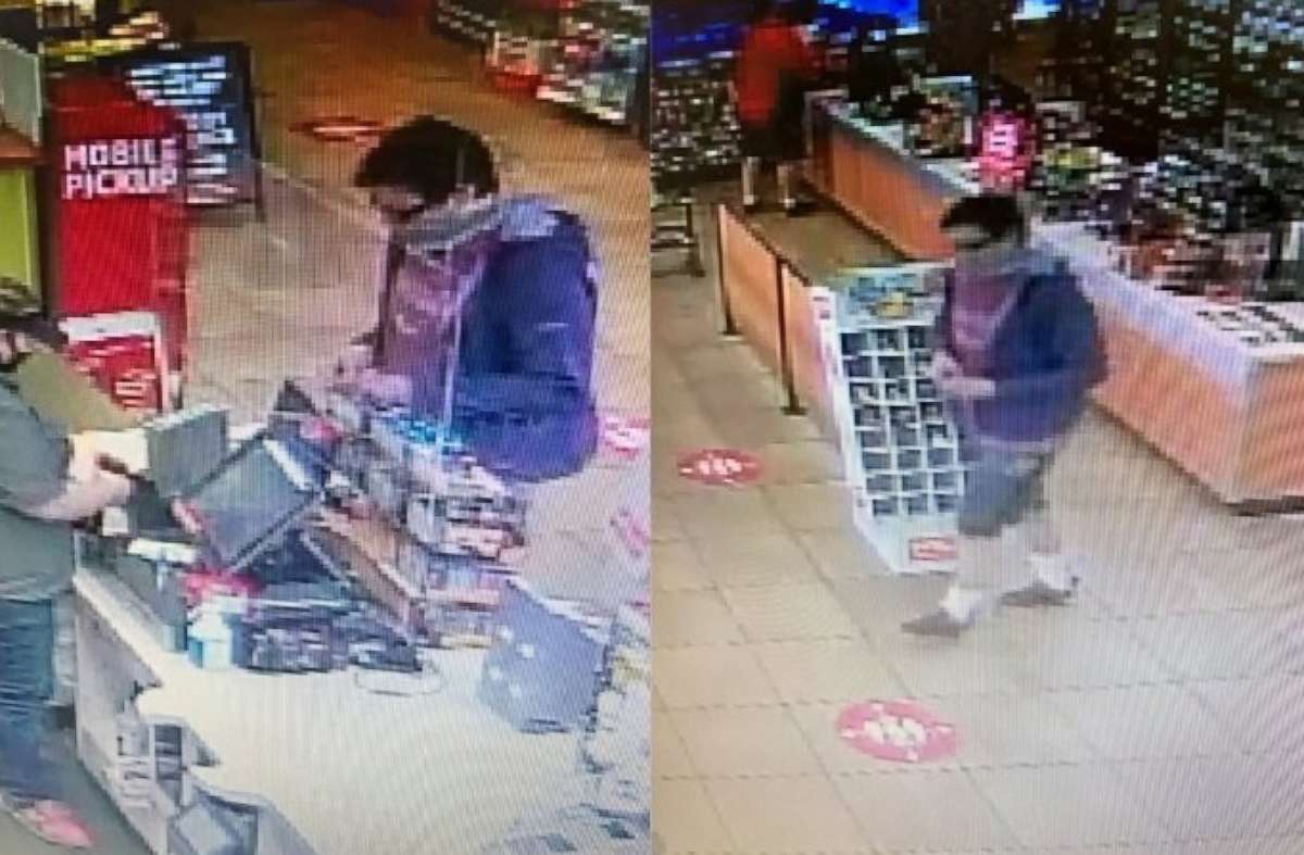 PHOTO: Pennsylvania State Police have released these images, May 27, 2020, taken from surveillance video believed to be Peter Manfredonia at a Sheetz store in Chambersburg, Penn.