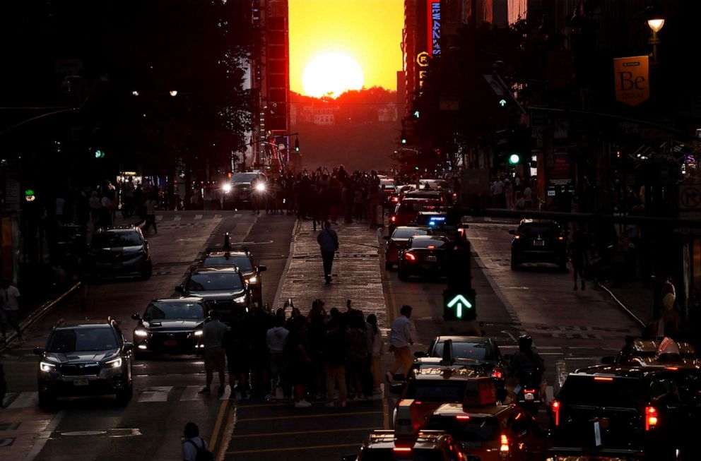 There's still time to see Manhattanhenge sunset ABC News