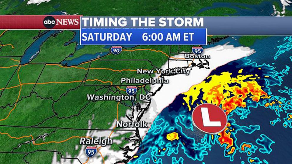 Winter Storm Weather Map East Coast Braces For Snow Storm: Latest Path - Abc News