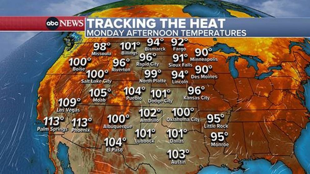 US heat wave lingers in Southwest, intensifies in Midwest Latest forecast