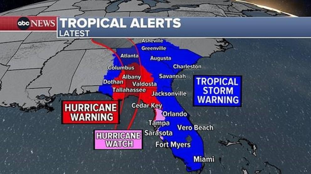 PHOTO: Tropical alerts.