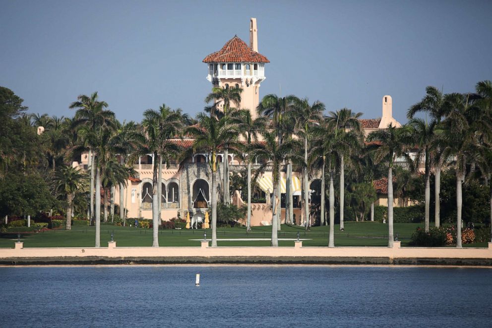 FILE PHOTO: Former U.S. President Donald Trump's Mar-a-Lago resort is seen in Palm Beach, Florida, Feb. 8, 2021.
