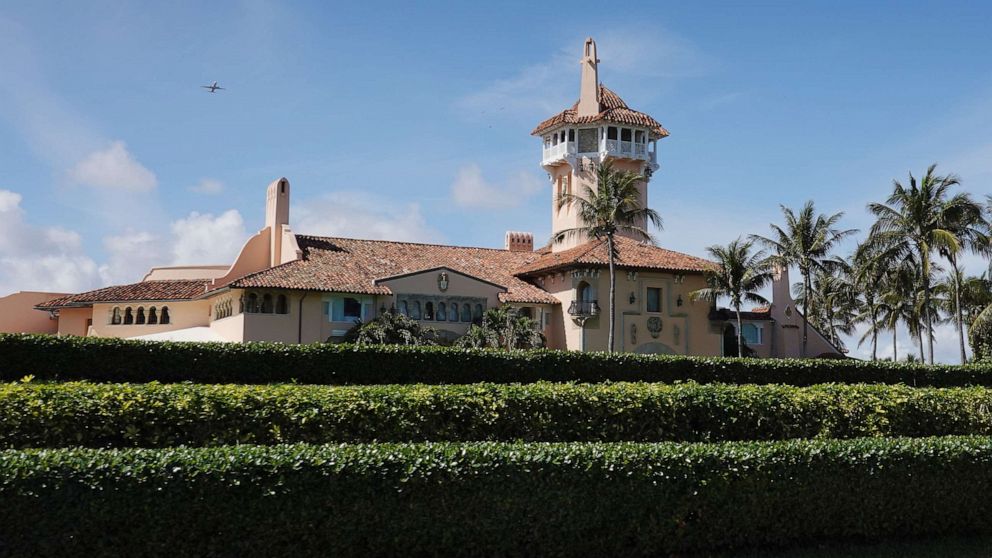 PHOTO: In this Feb. 10, 2021, file photo, former President Trump's Mar-a-Lago resort is seen in Palm Beach, Fla.