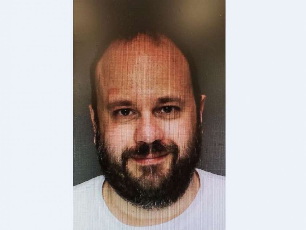PHOTO: Marc Lamparello, 37, seen in a mugshot from when he was arrested on Monday, April 15, 2019, for refusing to leave Sacred Heart Cathedral in Newark, N.J.