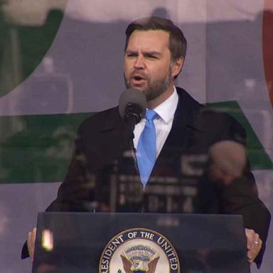 President Donald Trump and Vice President JD Vance addressed the March for Life event on the National Mall Friday.