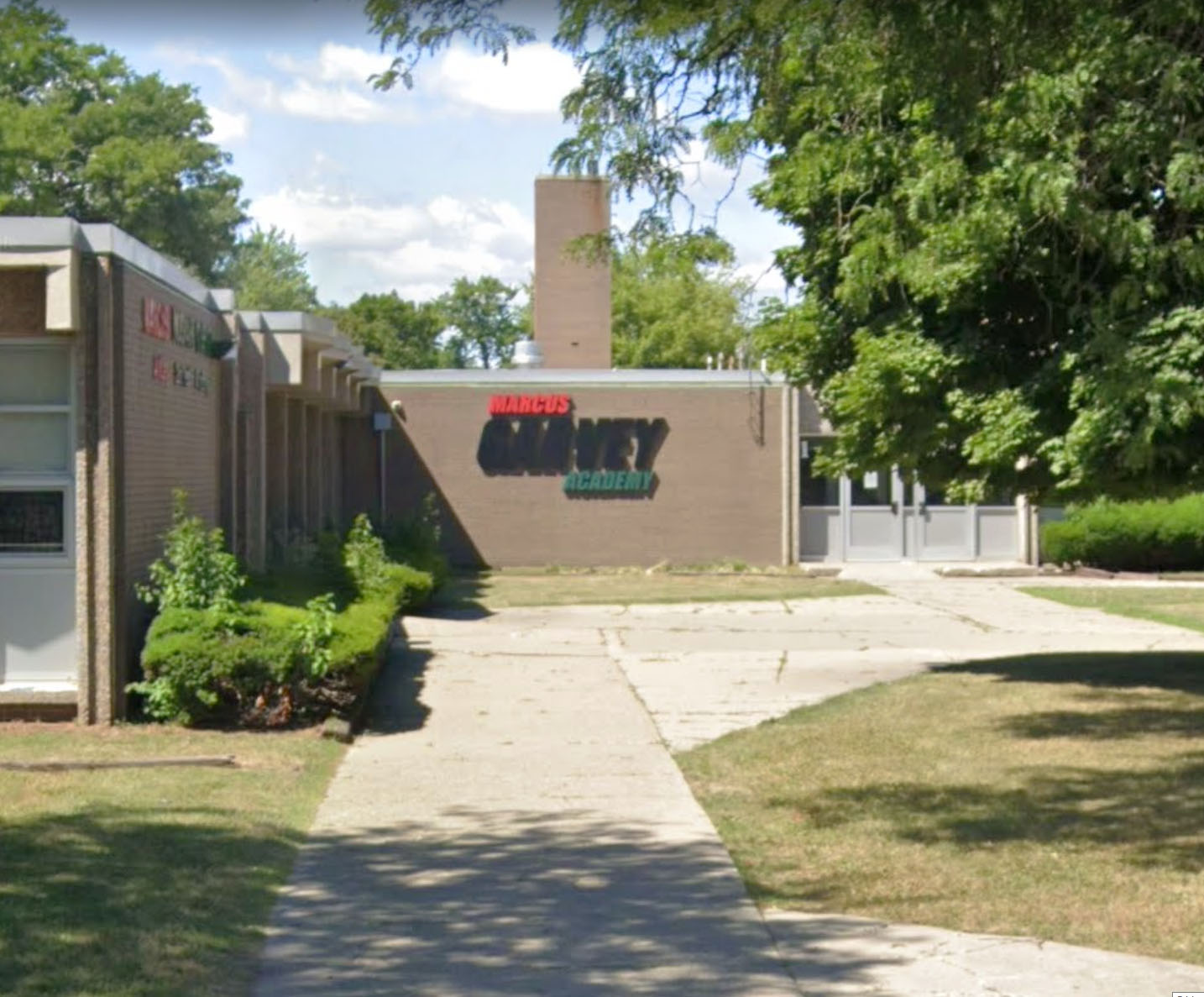 PHOTO: The Marcus Garvey Academy is shown in Detroit, Mich.