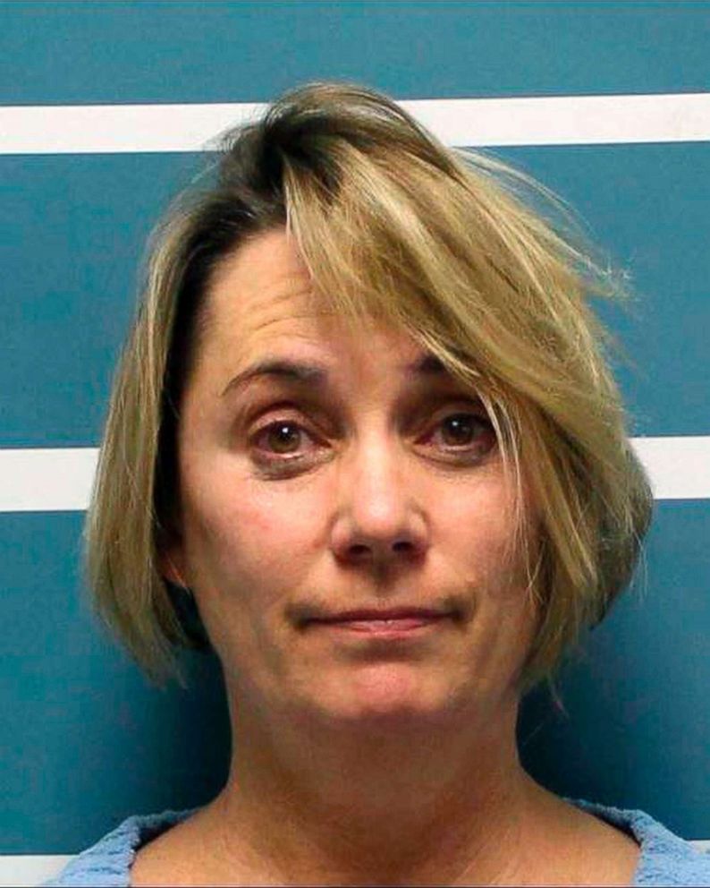 PHOTO: Margaret Gieszinger, a high school teacher in central California who was arrested on suspicion of felony child endangerment, after forcibly cutting the hair of one of her students while singing the National Anthem, authorities said.